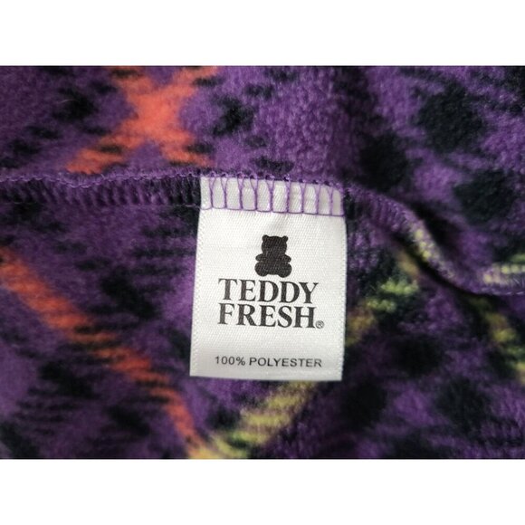 Teddy Fresh Fleece Plaid Zip Up Jacket - Picture 12 of 15